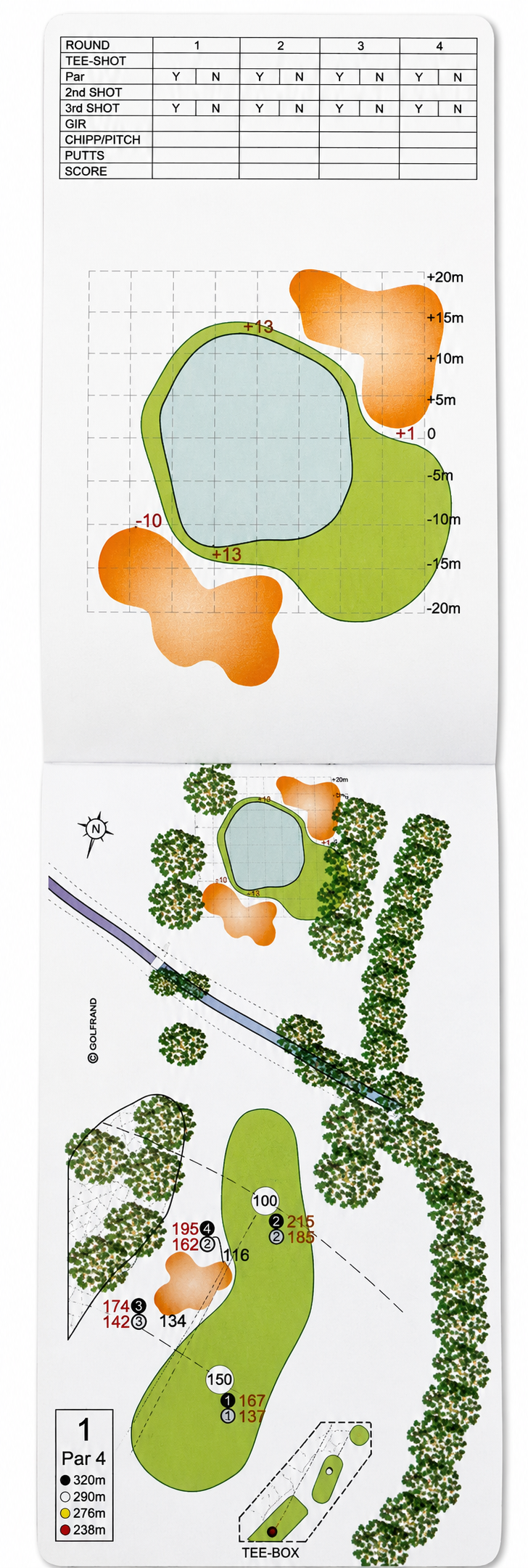 VENICE OPEN 2026 - YARDAGE BOOK MONTECCHIA