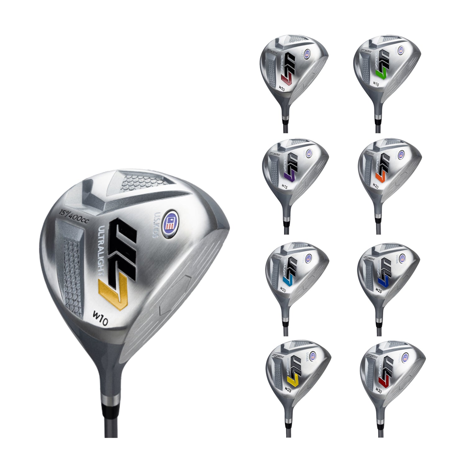 Driver da golf junior U.S. Kids ULTRALIGHT7 per giocatori destri