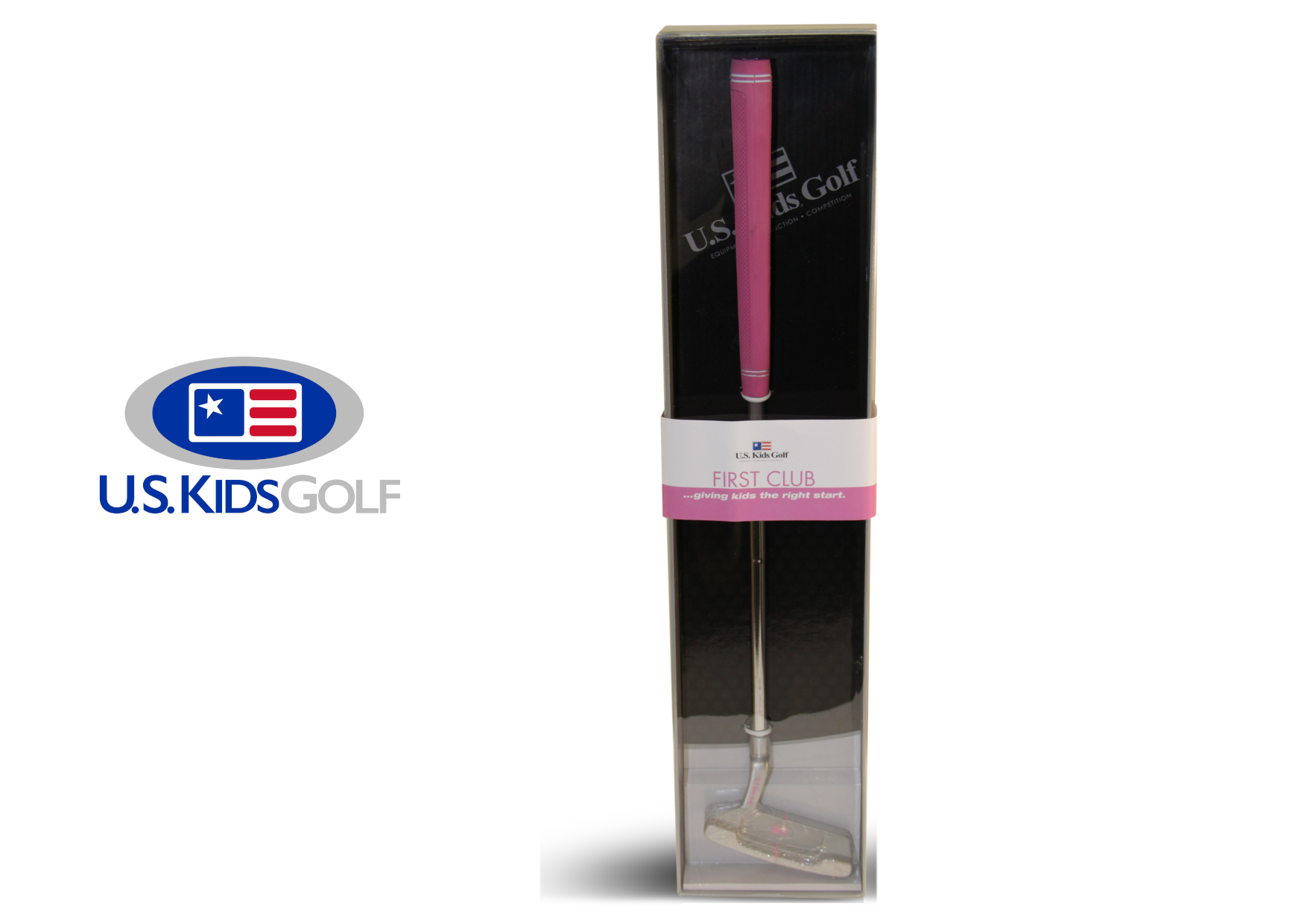 First Putter First Club ROSA (putter da golf per neofiti) per giocatori destri 75-1 ...